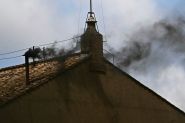Black Smoke from Sistine Chapel Chimney, Cardinals to Vote Again