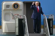 Trump Returns to U.S. After Ordering Nuclear Tests