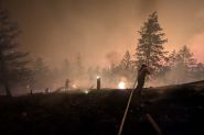Vaste feu de forêt dans l'ouest du Canada: 20.000 évacués, l'état d'urgence déclaré