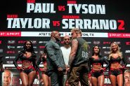 Boxe: Tyson gifle Paul lors de leur ultime face-à-face avant de monter sur le ring