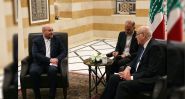 Iranian Parliament Speaker Tours Lebanese Officials, Visits Strike Site