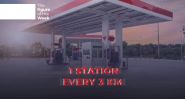 3,500 Gas Stations for 10,452 km²