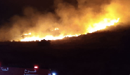 Incendie massif entre Midaneh-Kfarroman et Arabsalim