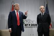 Au G7, Trump maintient la pression sur l'Iran