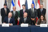 Israël, le Liban et les Etats-Unis signent un accord-cadre