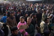 En Cisjordanie et à Jérusalem, des Palestiniens en grève pour demander la fin de la guerre à Gaza