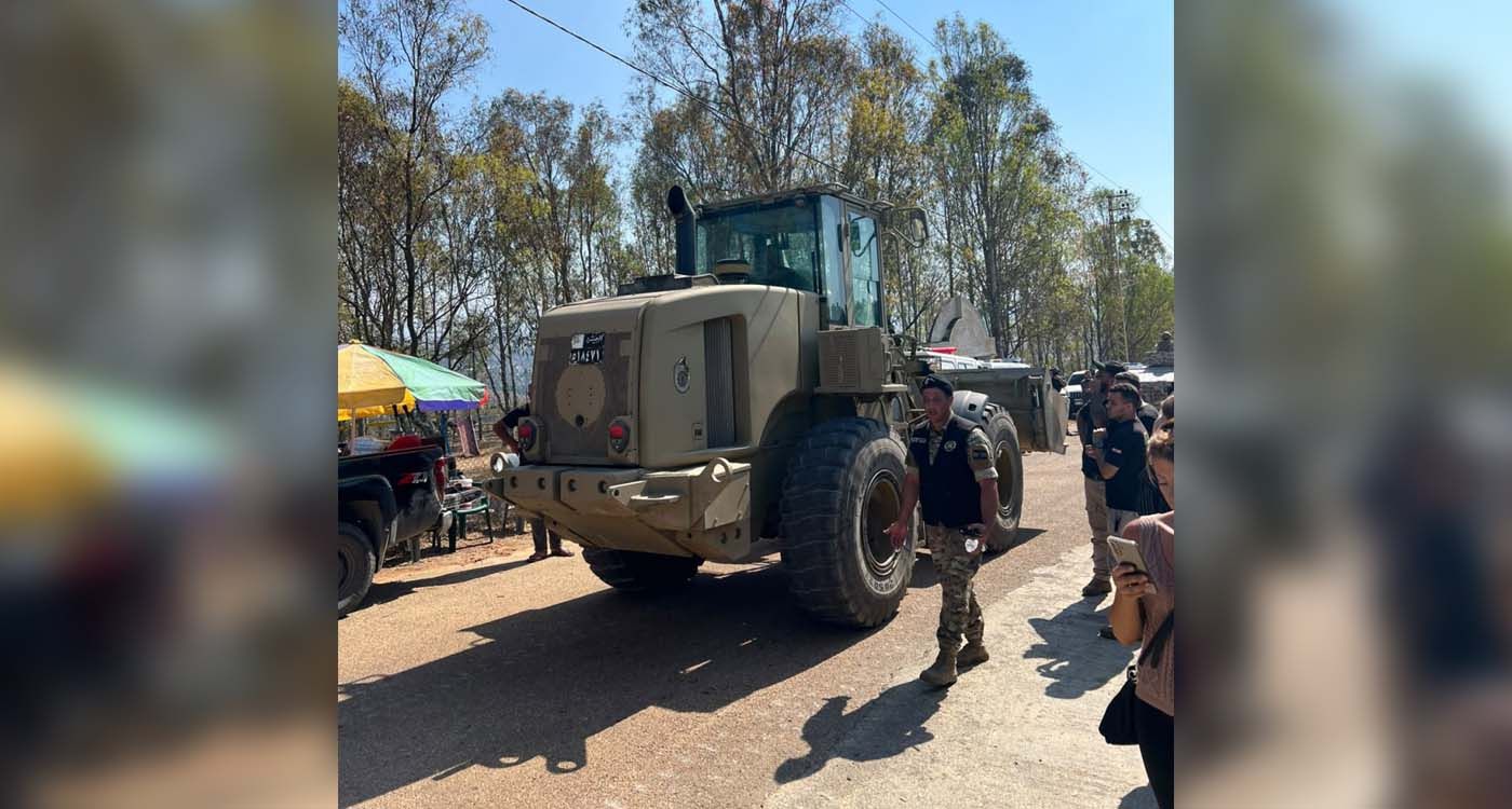 Le commandant en chef de l'armée effectue une tournée d'inspection à Zaoutar el-Gharbiyé