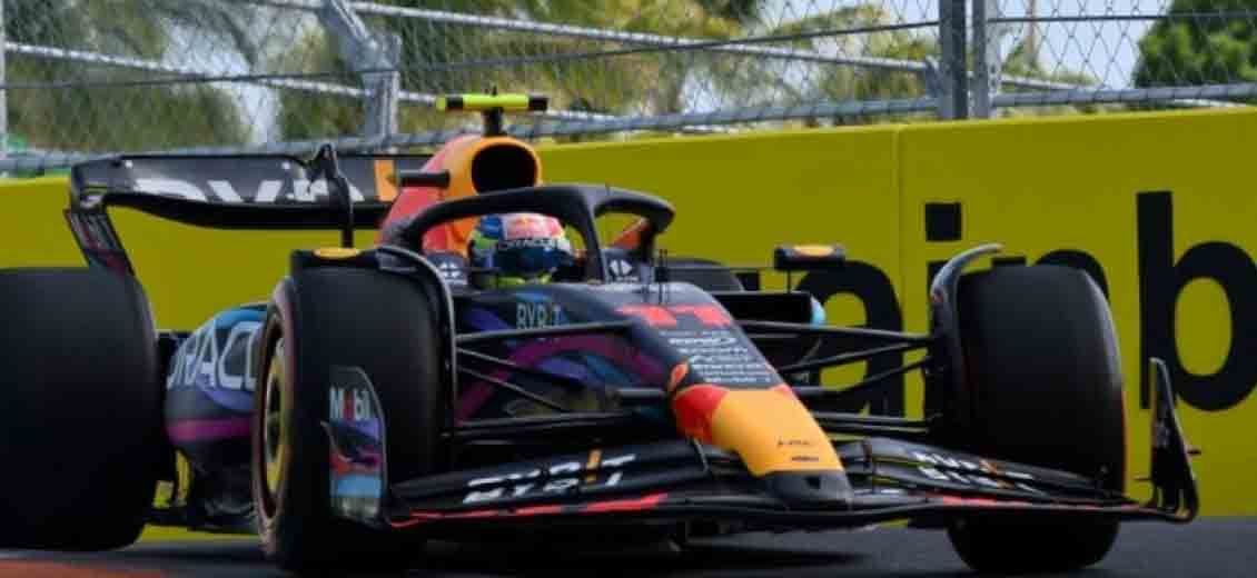 Pérez en pole au Grand Prix de Miami, Verstappen malchanceux