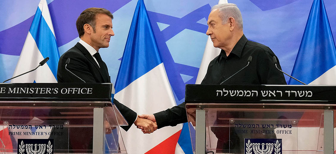 Les messages de Macron au Hezbollah et à l'Iran à partir de Tel Aviv