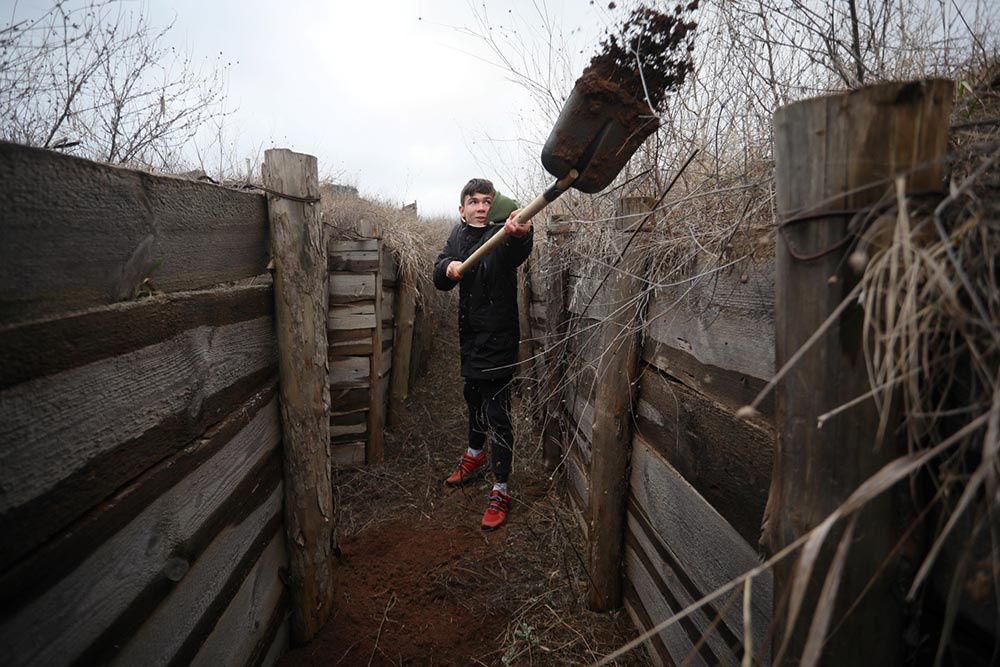 De Verdun au Donbass, l'Ukraine dévastée frappe les esprits