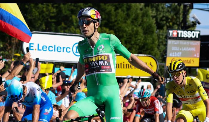 TDF: avantage van Aert dans le sprint