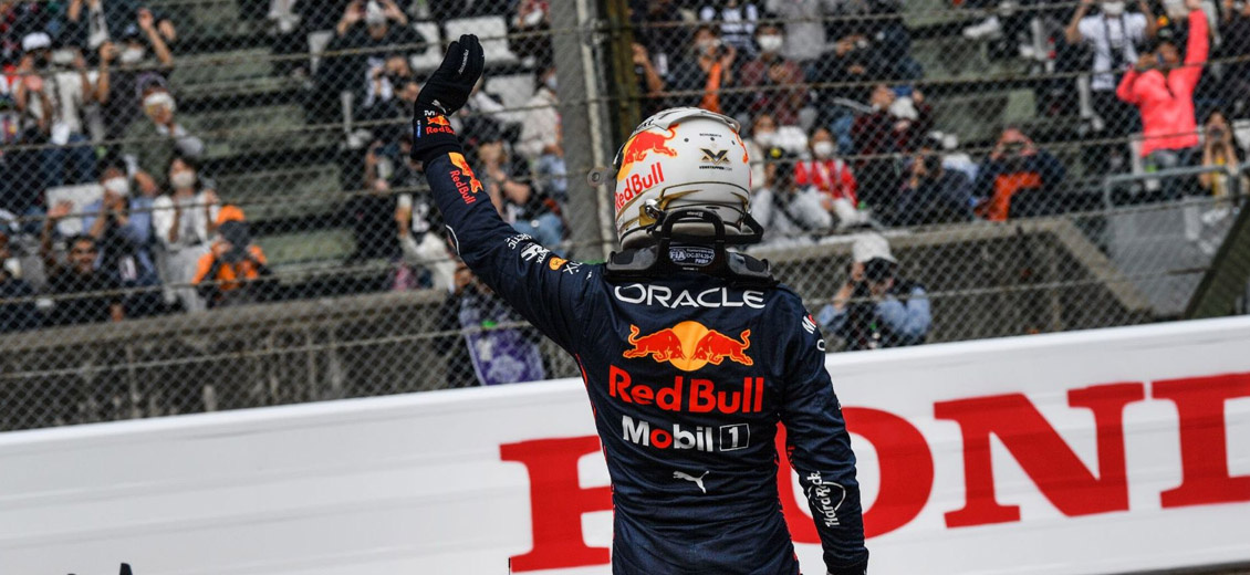 F1: Verstappen en pole au Japon et en route pour le titre