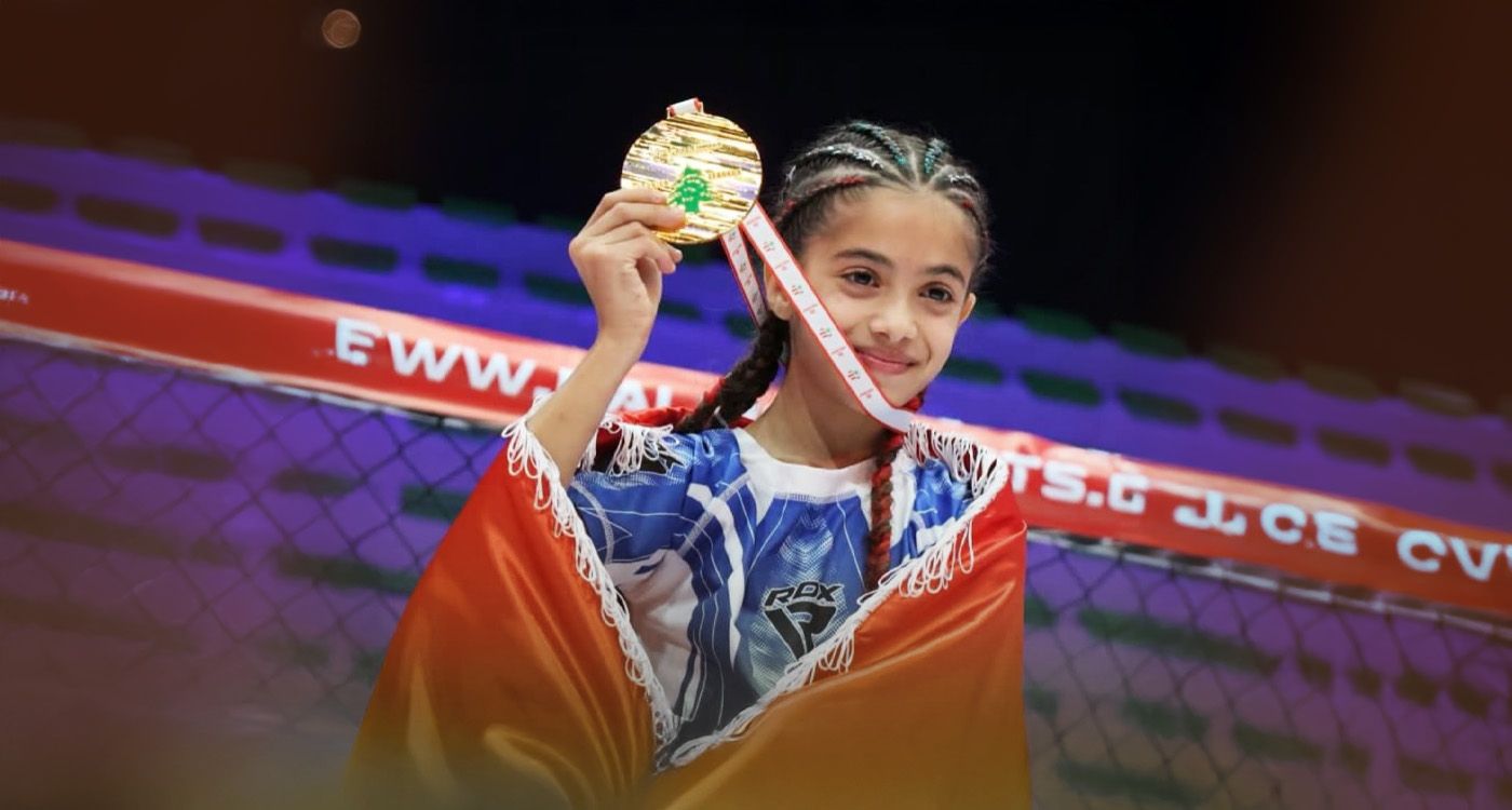 MMA: l’or mondial à 11 ans pour la Libanaise Sky Zgheib