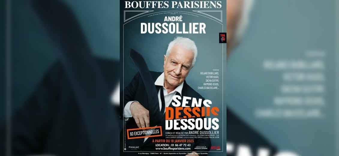 Le « one man show littéraire » d’André Dussollier