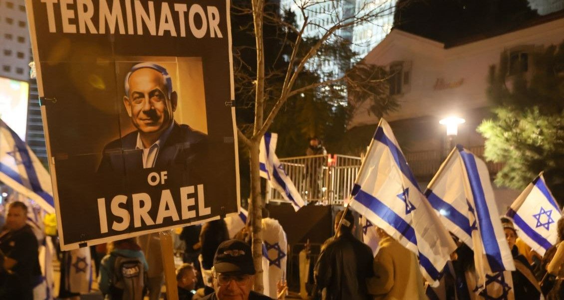 Nouvelle manifestation contre la réforme judiciaire de Netanyahu