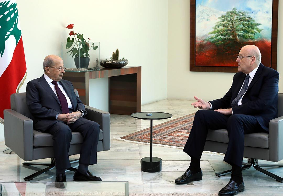 Mikati chez Aoun pour un round-up gouvernemental