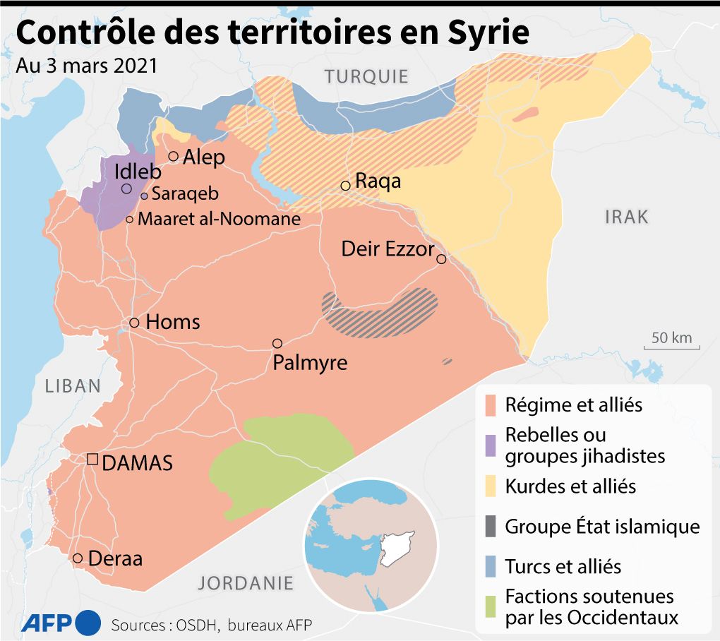 Syrie: combats sanglants entre forces kurdes et Daesh