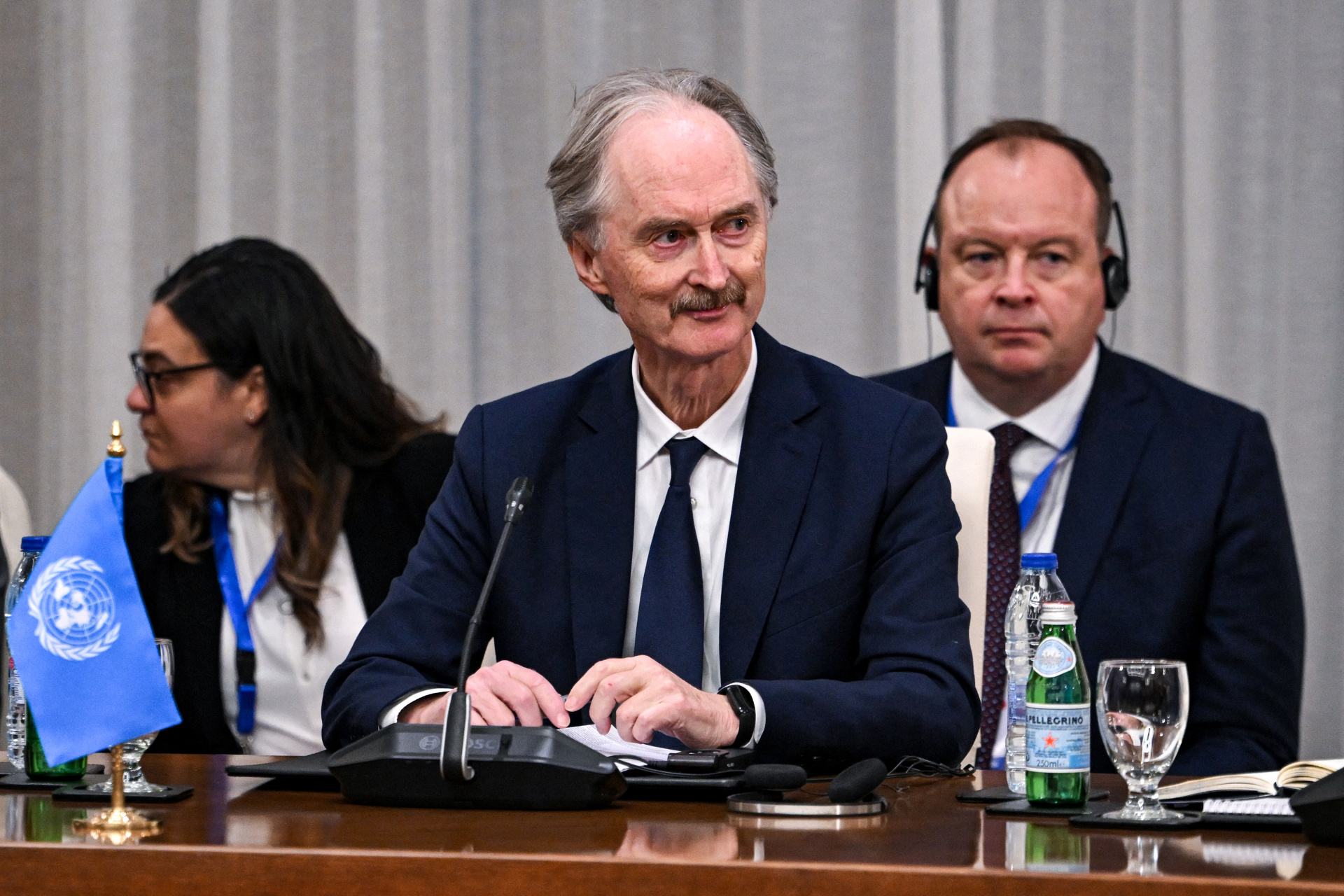 Arrivée de l'émissaire de l'ONU à Damas pour soutenir la transition en Syrie