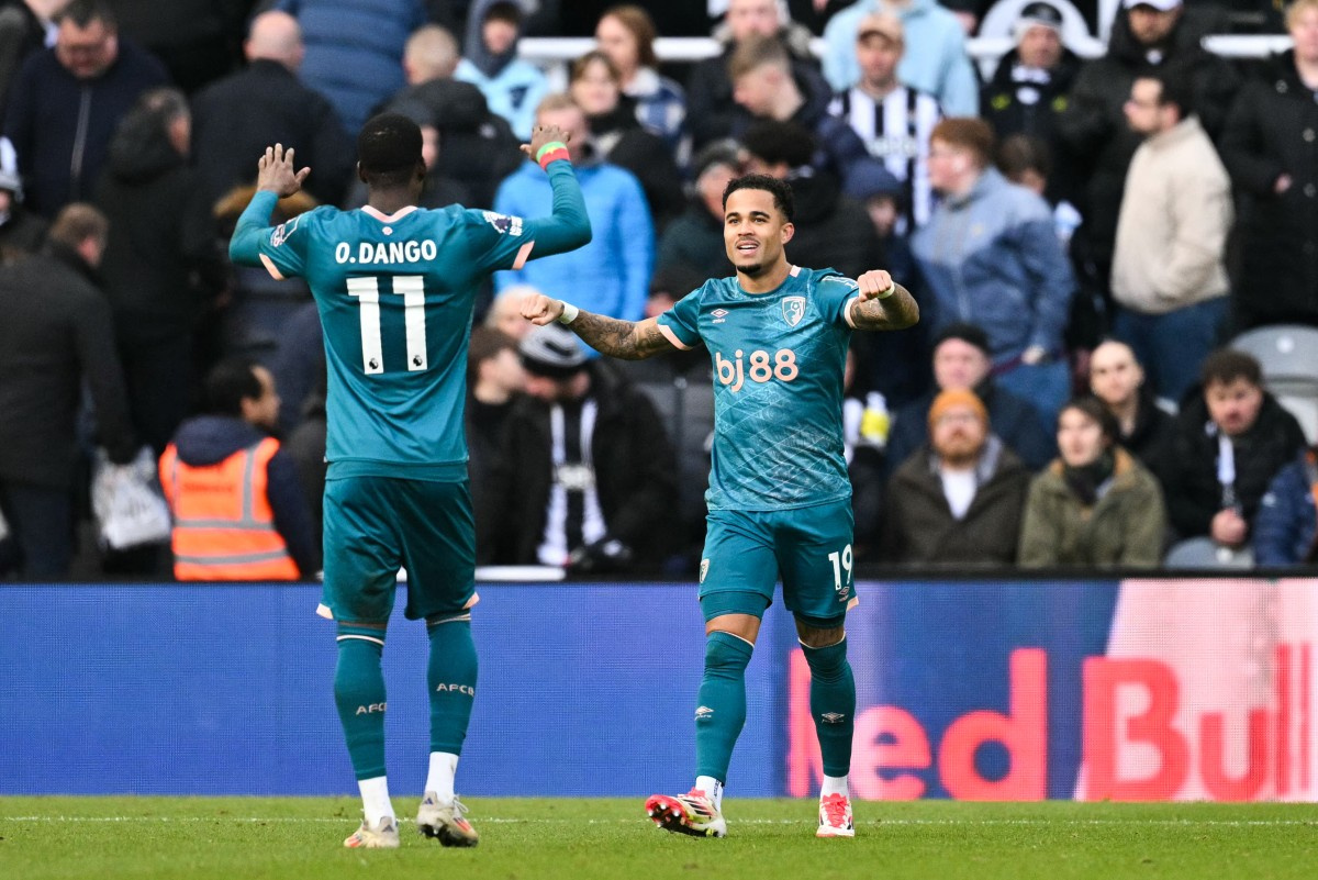 Angleterre: fin de série pour Newcastle, battu 4-1 par Bournemouth