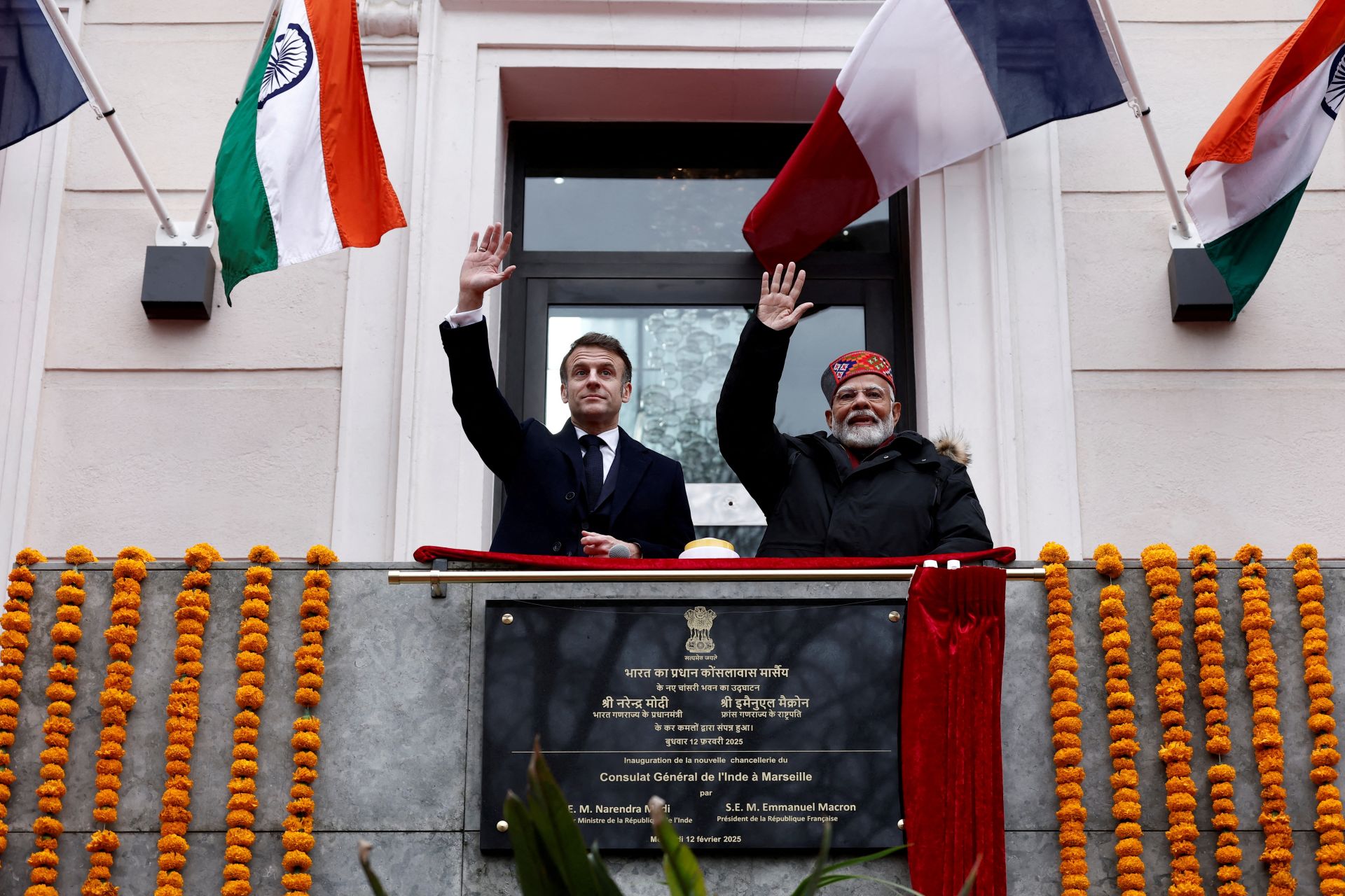 Emmanuel Macron et Narendra Modi renforcent leur partenariat à Marseille