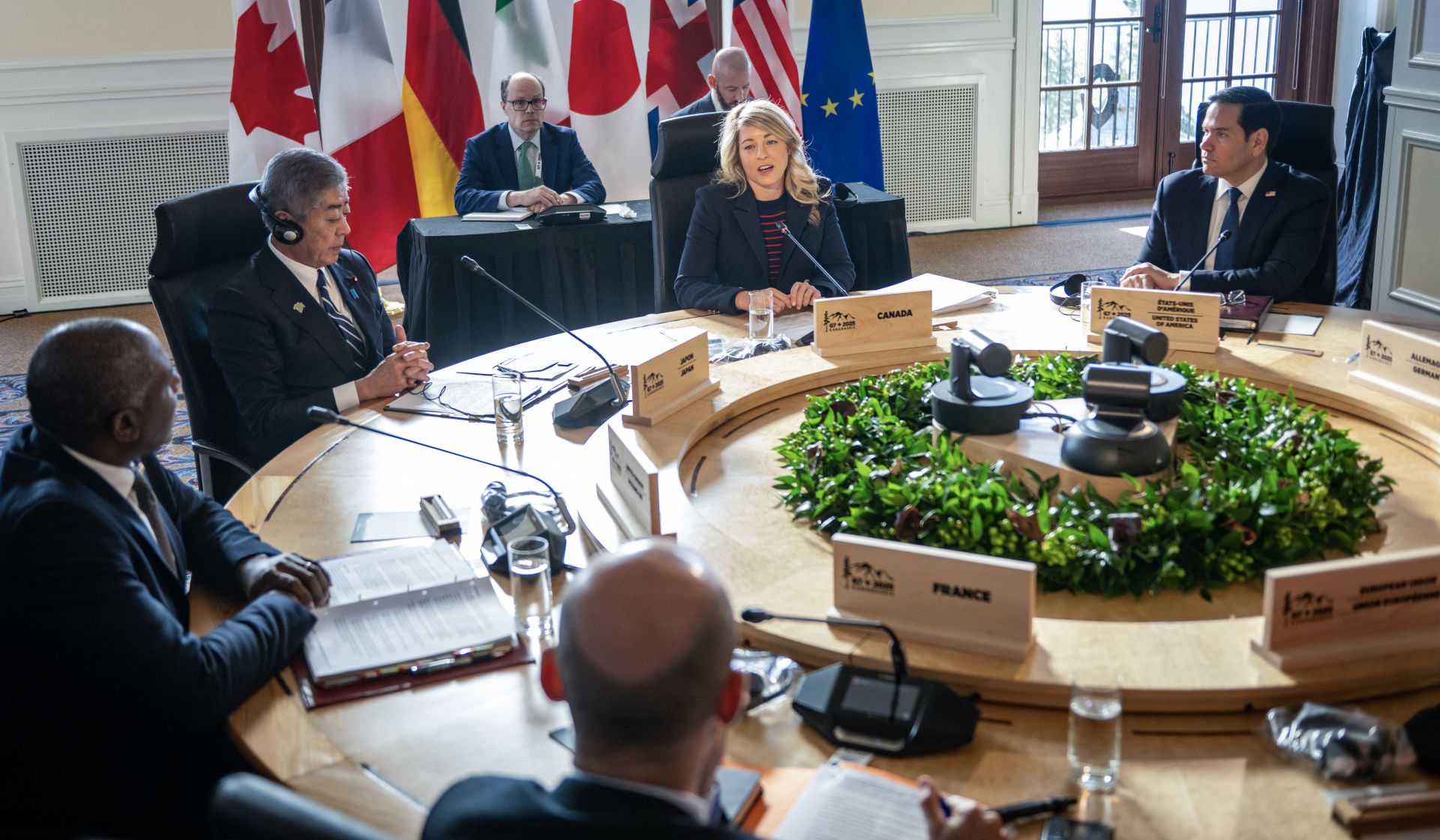 Sur l'Ukraine, les pays du G7 cherchent à afficher une certaine unité