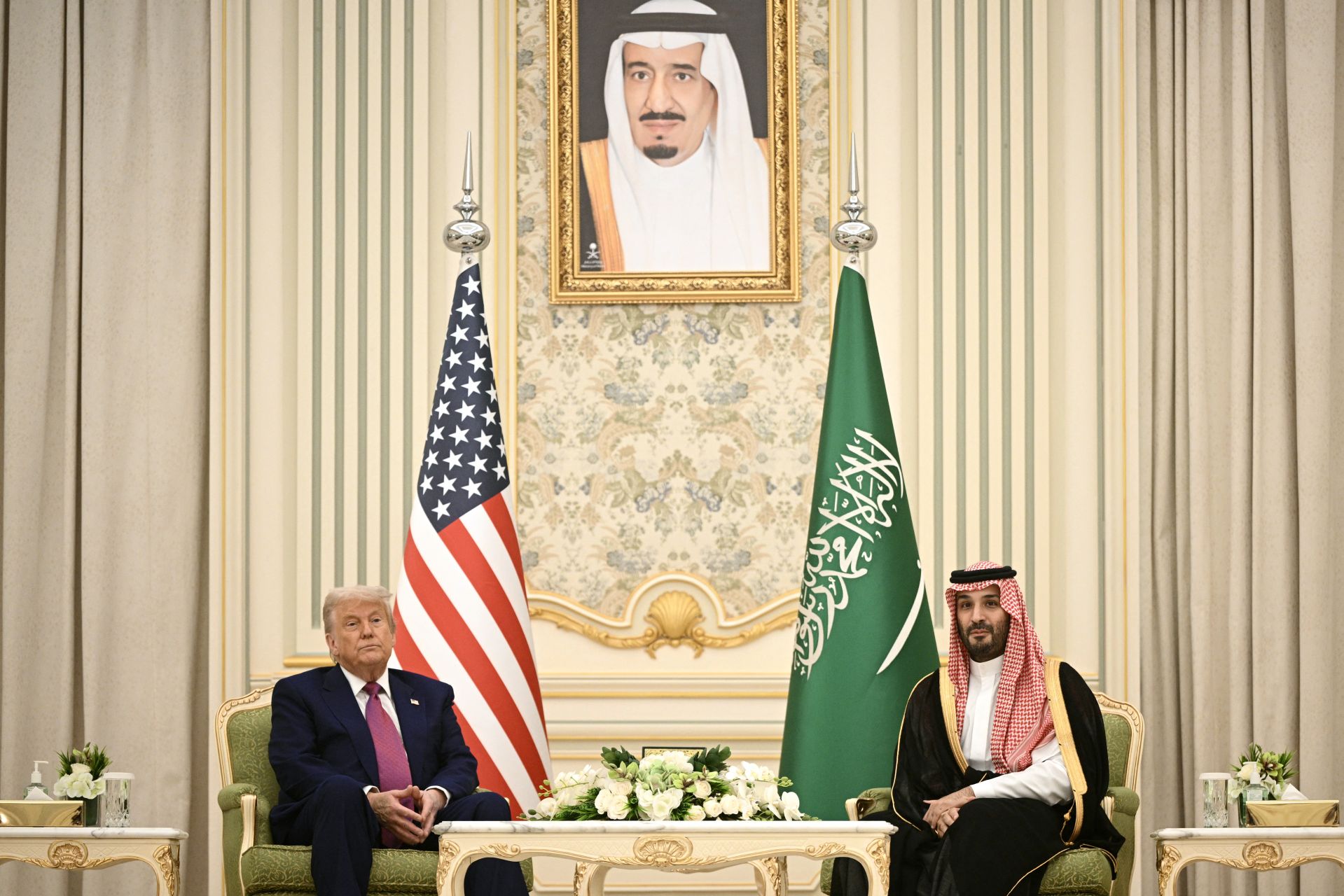 Donald Trump salue sa «relation formidable» avec MBS