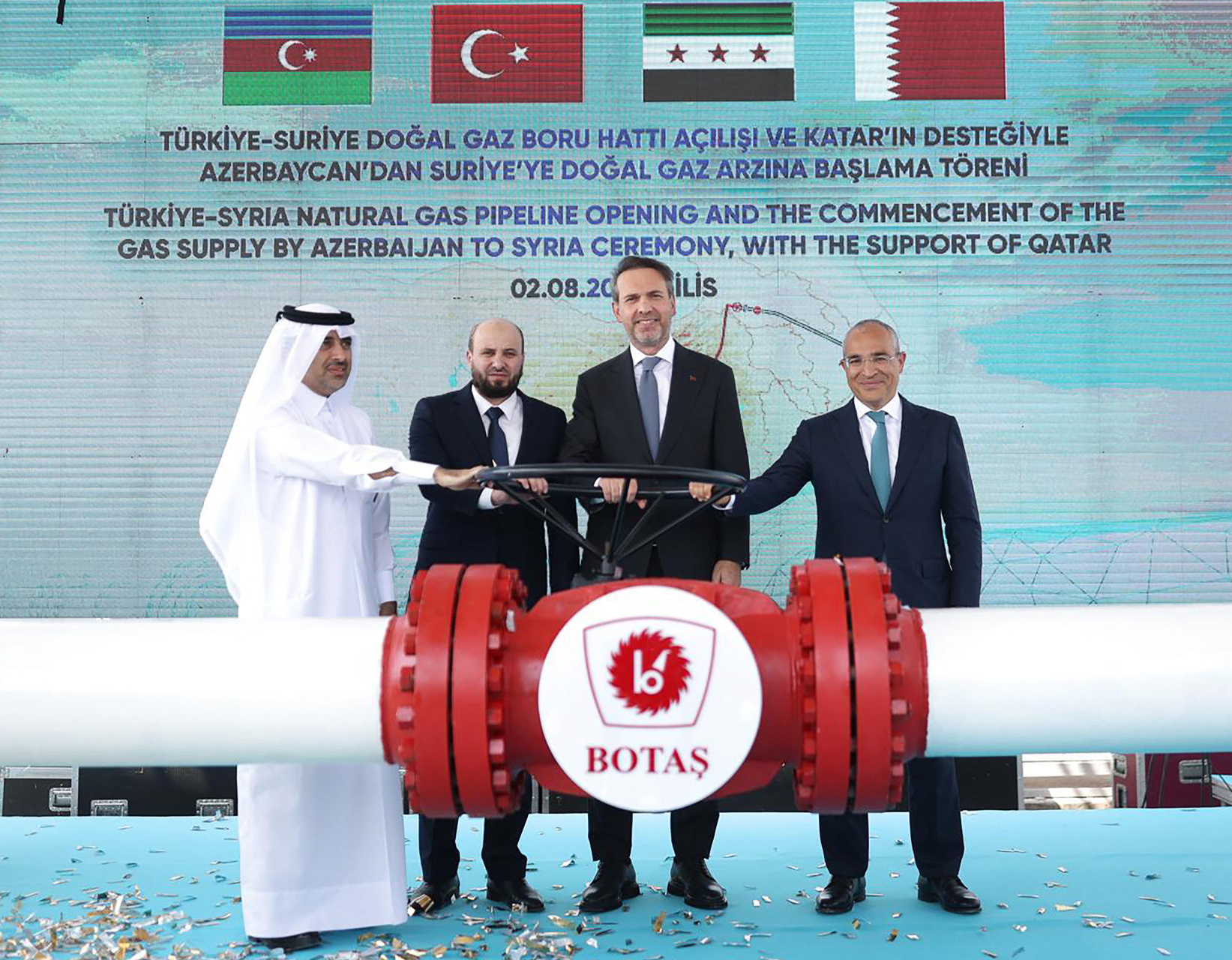 La Turquie commence à fournir du gaz azéri pour relancer la production d’électricité en Syrie