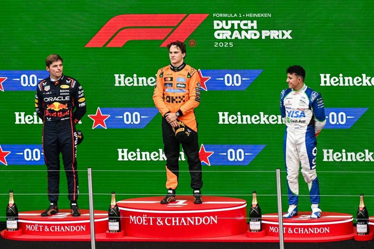 F1: Oscar Piastri remporte le GP des Pays-Bas, premier podium pour Isack Hadjar, 3e
