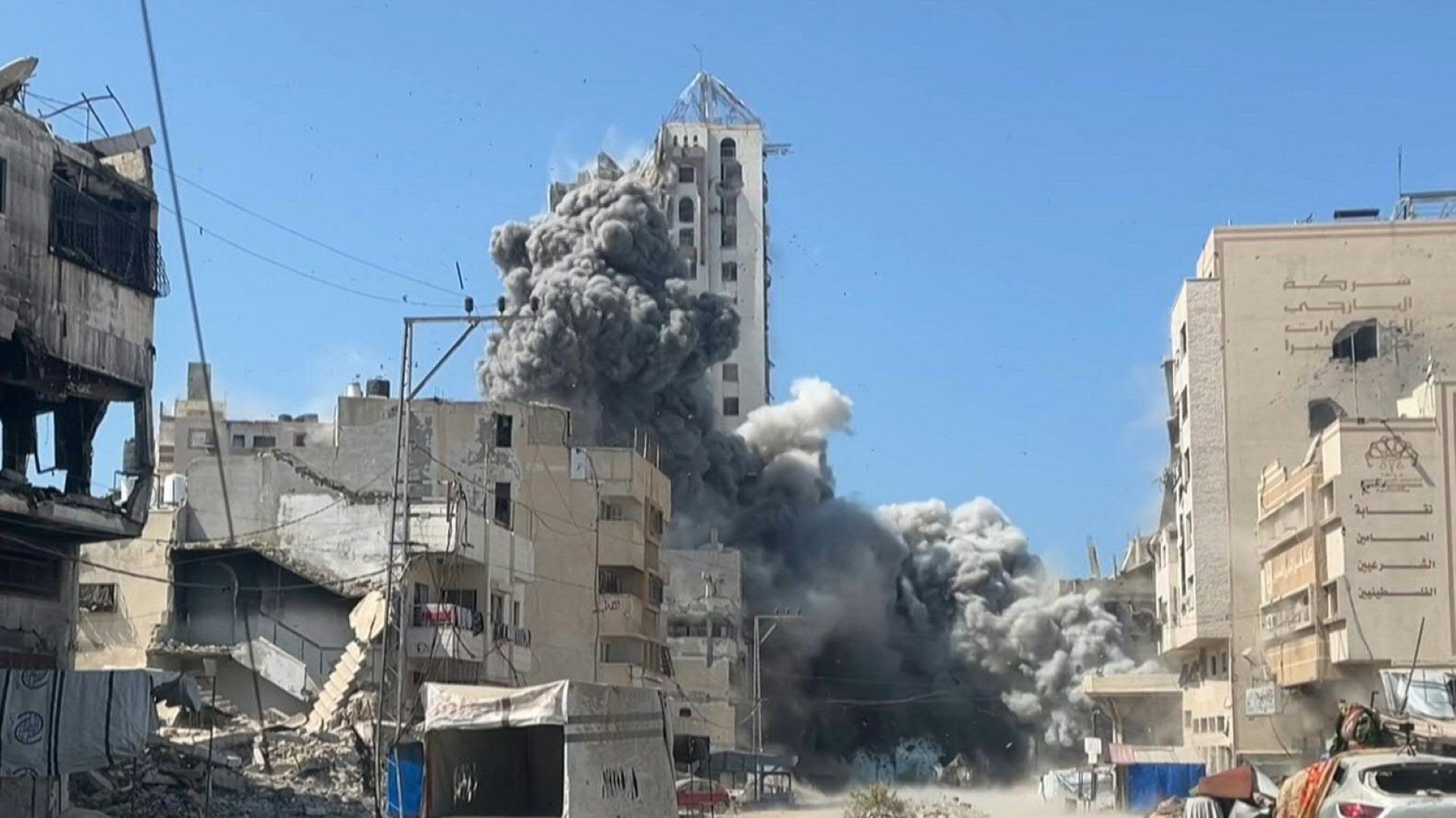 Forts bombardements sur la ville de Gaza après la visite de Rubio à Jérusalem