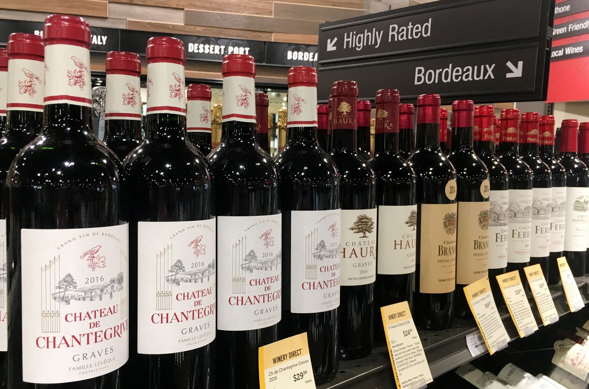 Les vins français de nouveau dans la ligne de mire des États-Unis