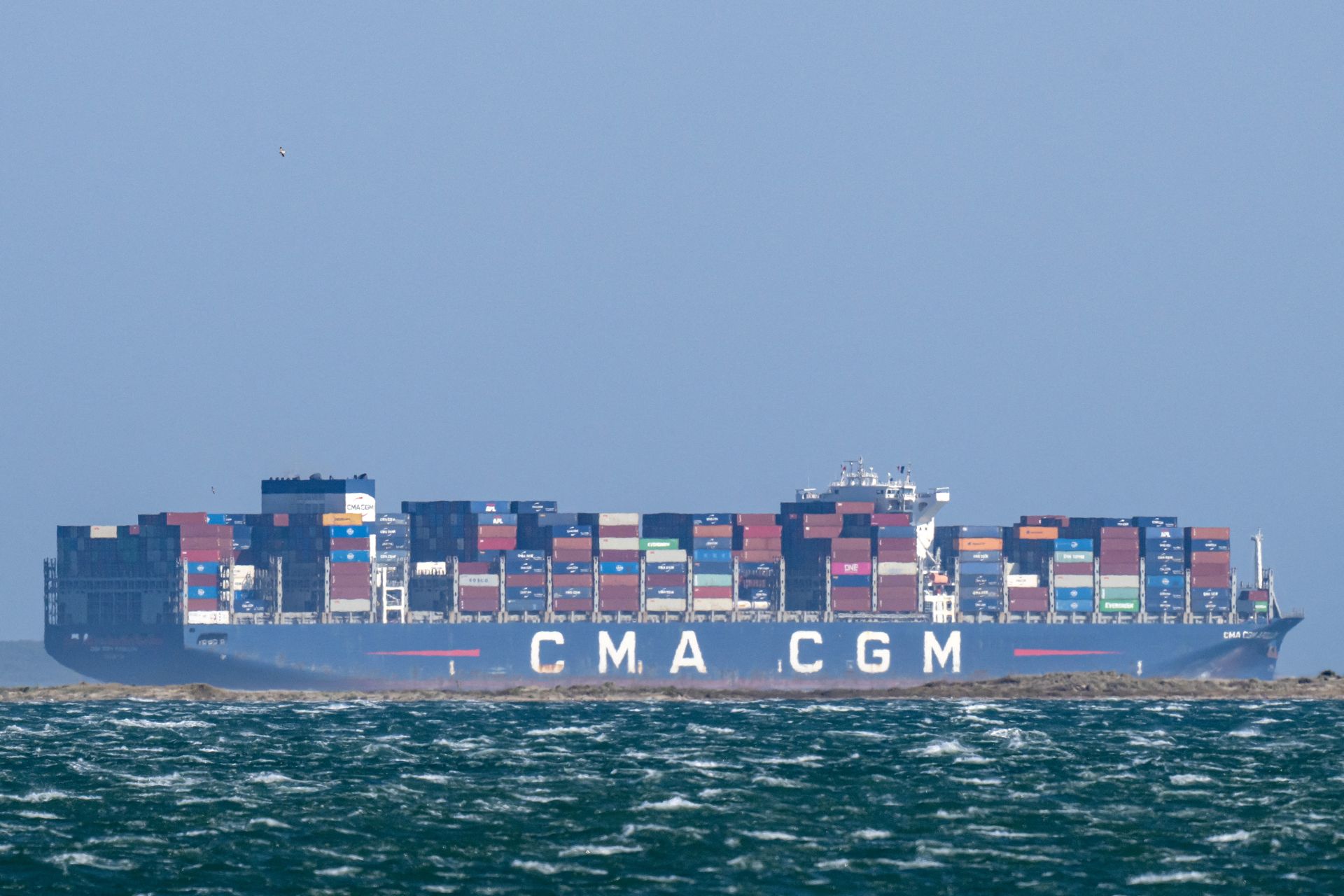 Un navire CMA CGM est parvenu à sortir du Golfe mercredi par le détroit d'Ormuz