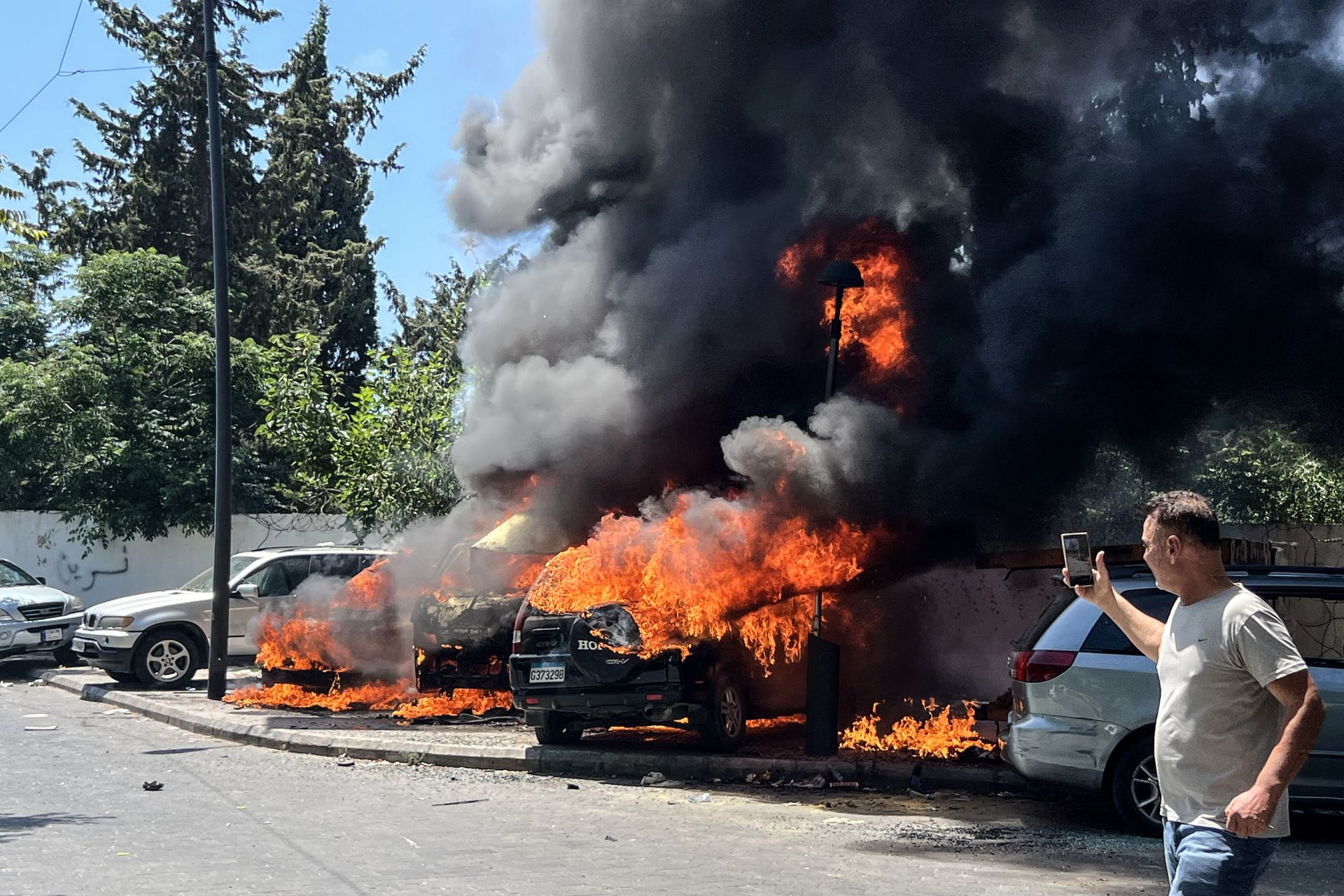 Frappe israélienne sur une voiture au centre de Saïda