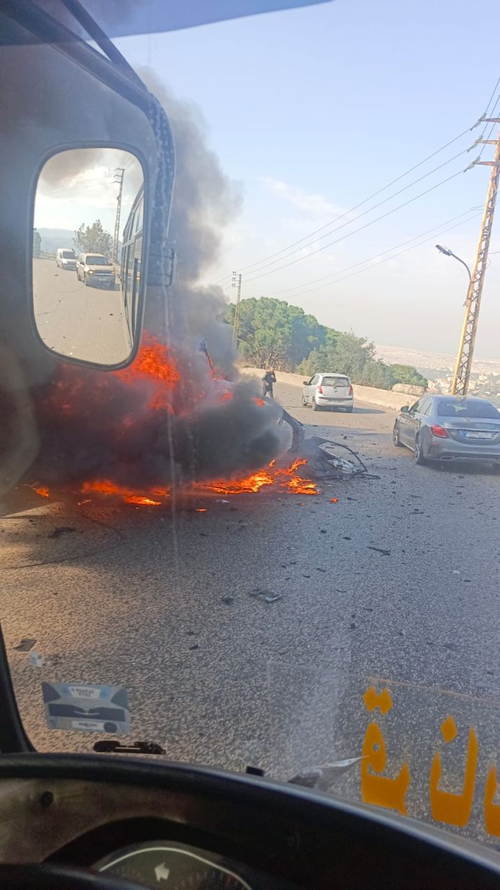 Un véhicule sur la route de Kahalé - Araya a été la cible d'une attaque israélienne pour la deuxième fois en autant de jours, jeudi matin.