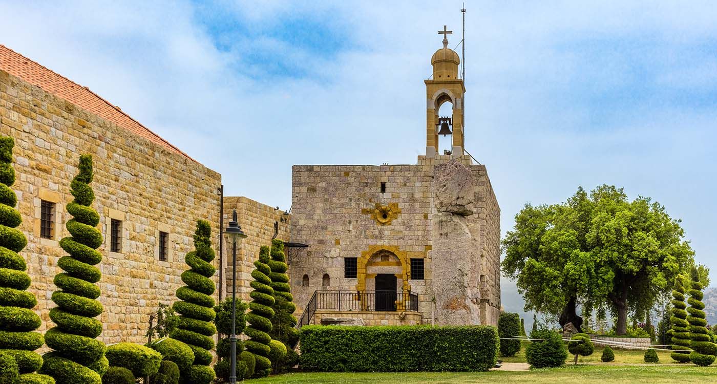 Le temple de Deir el-Qalaa, la montagne des trois religions