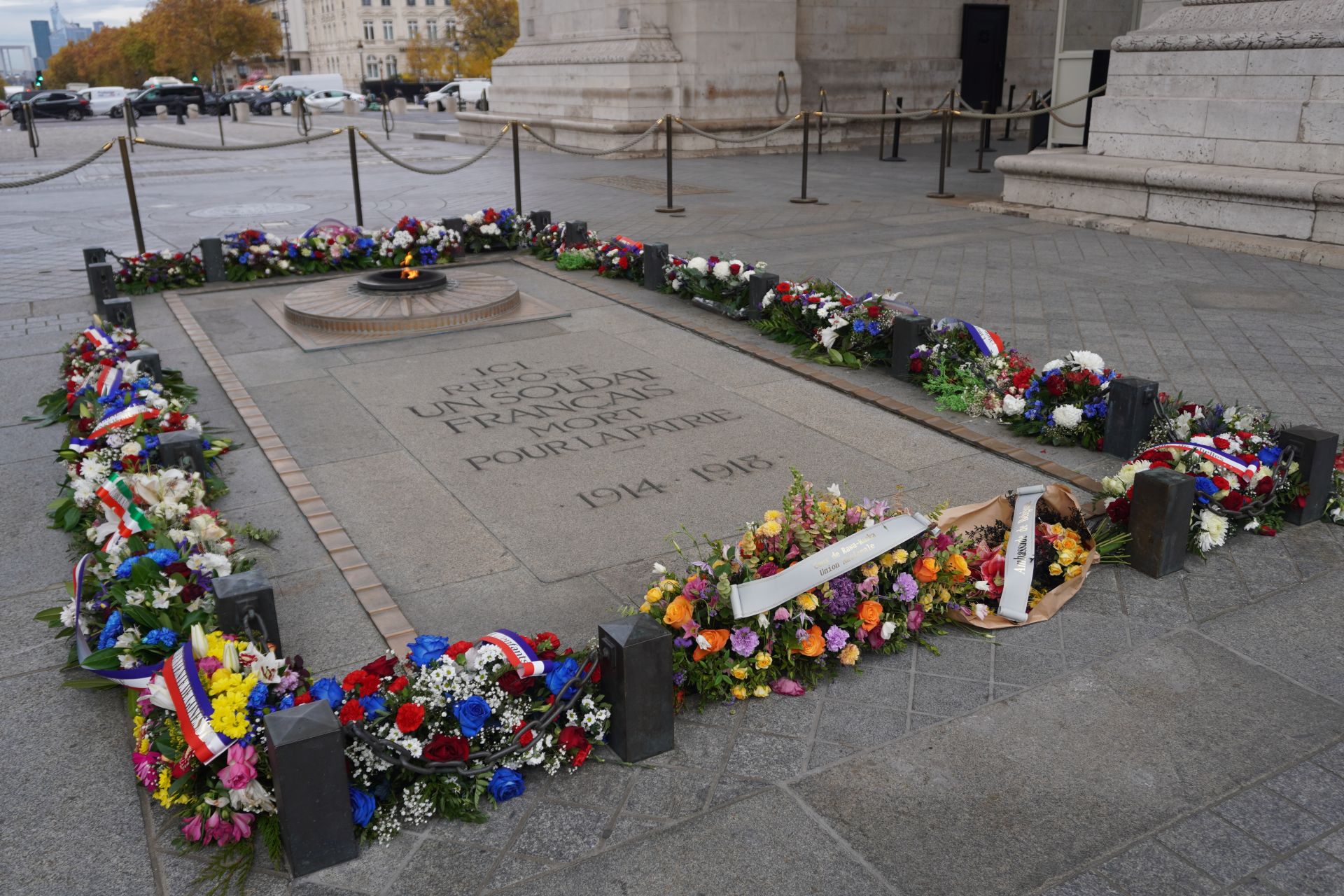 La tombe du Soldat inconnu, à Paris