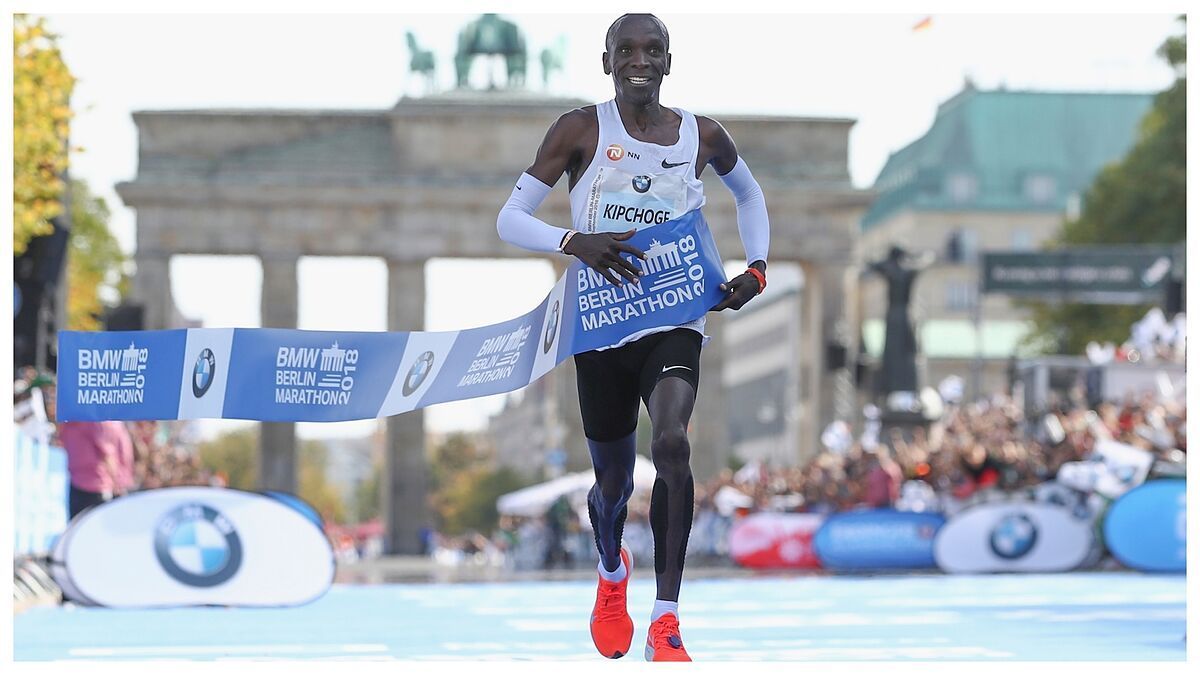 Eliud Kipchoge disputera le marathon de Berlin