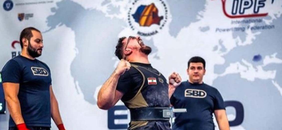 Le Libanais Étienne Chaer pulvérise le record du monde aux Championnats du monde de Powerlifting 