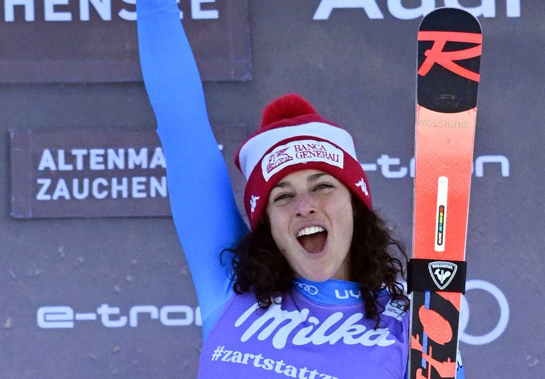 Brignone gagne le super-G de Zauchensee