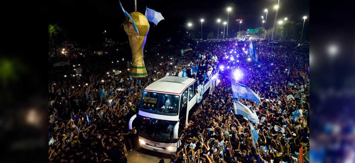 Autour de ses tri-campeones, Buenos Aires est une fête