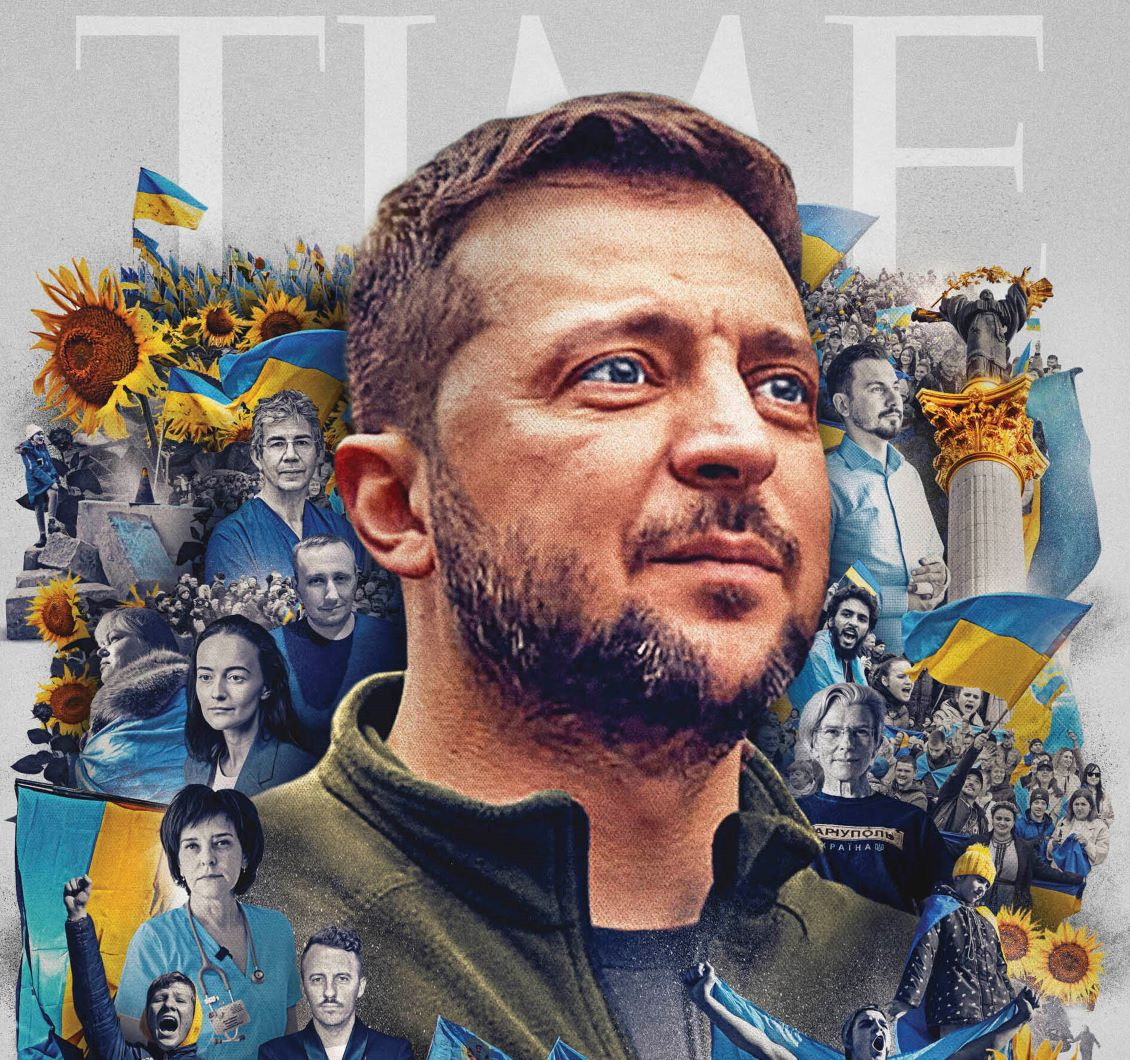 Zelensky sacré personnalité de l'année par le Time