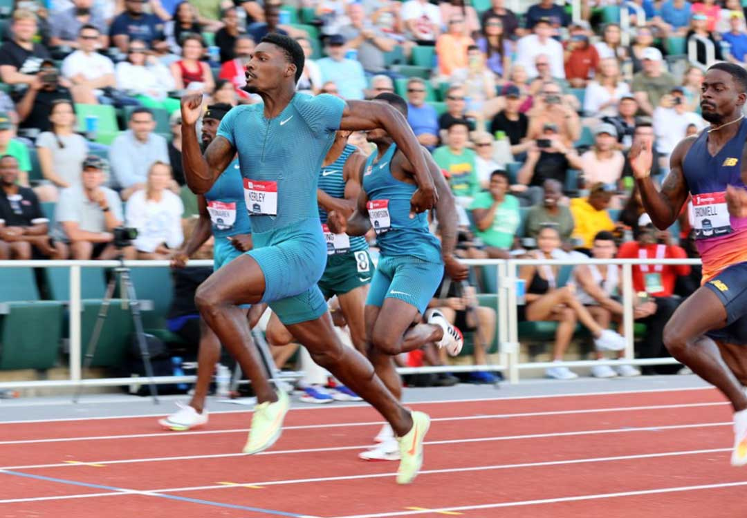 Athlétisme: Kerley frappe plus fort au Championnat des Etats-Unis