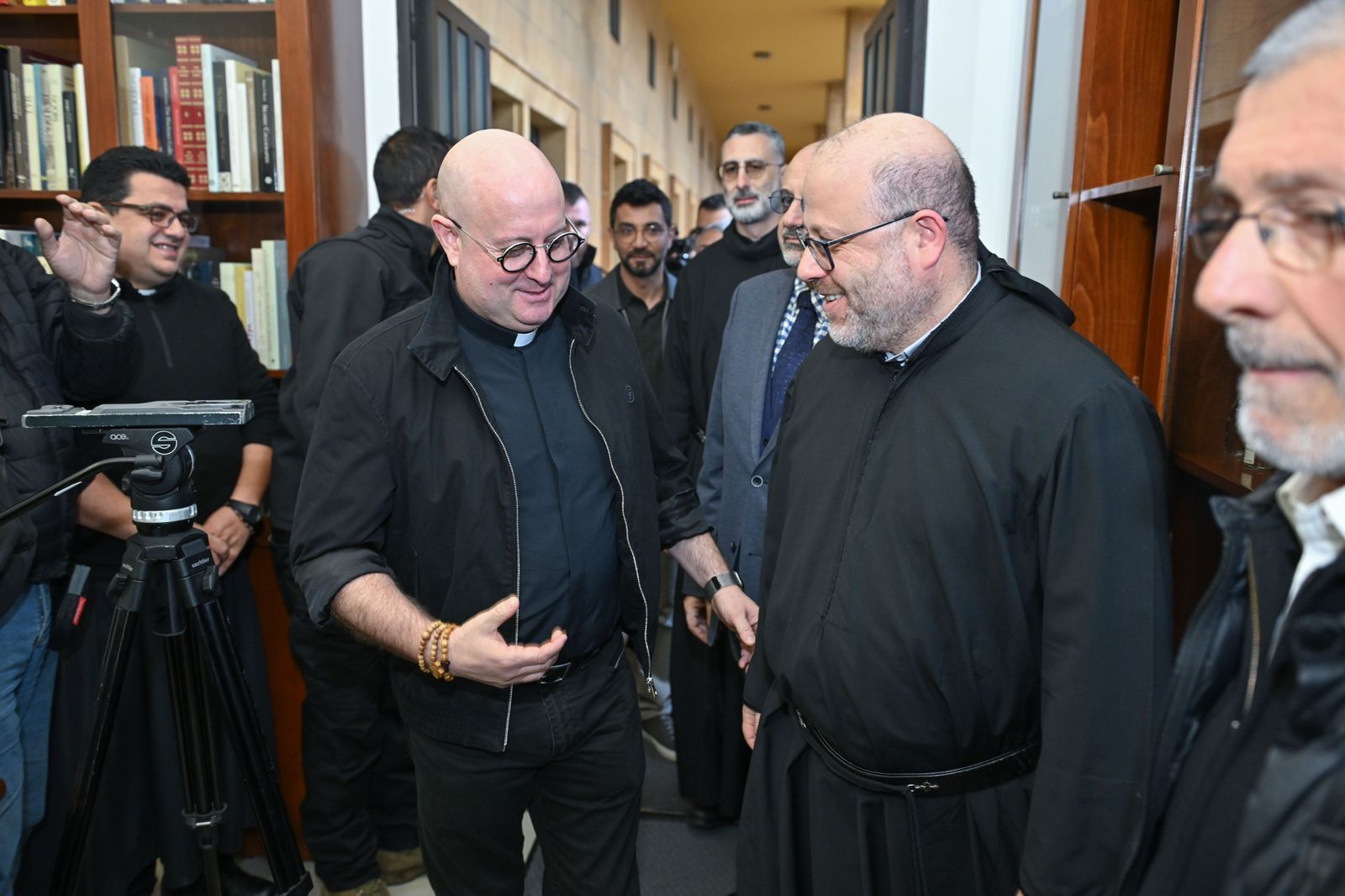 Le père Guilherme en visite à l’Université du Saint-Esprit de Kaslik