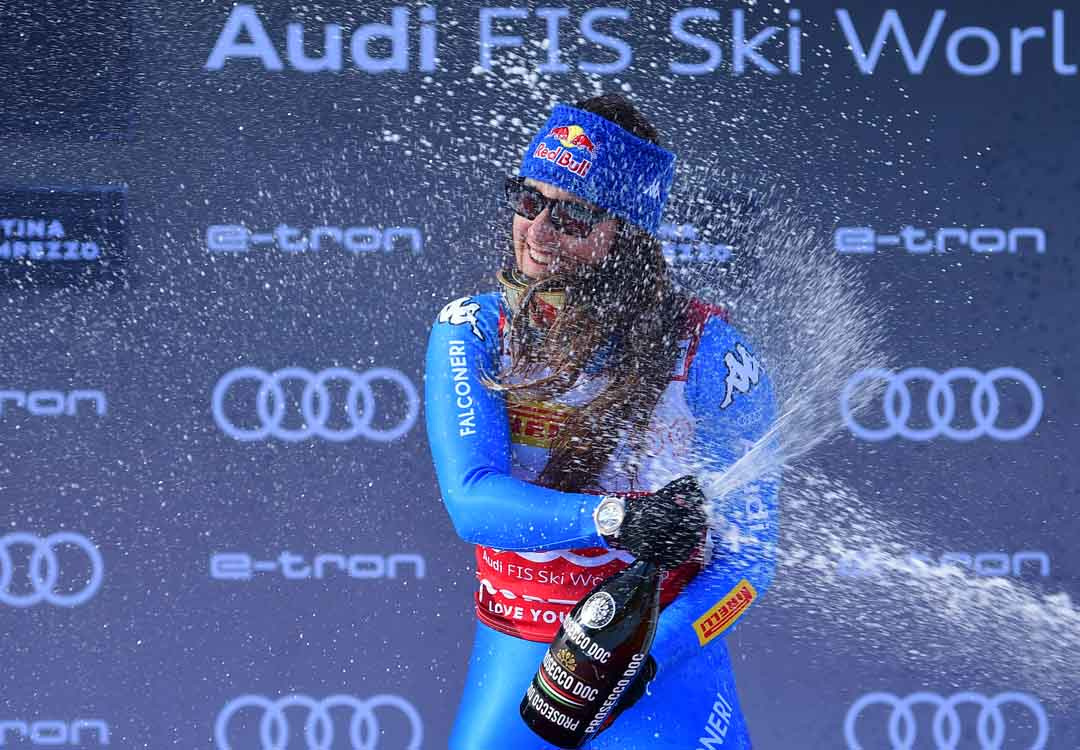 Ski alpin: Goggia reprend sa marche en avant