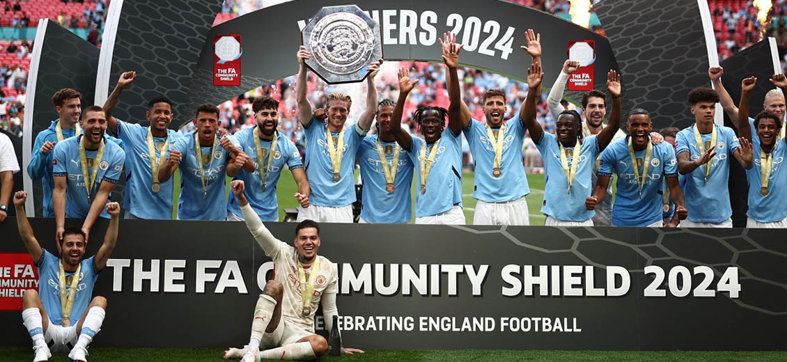 Manchester City remporte le Community Shield aux tirs aux but contre Manchester United