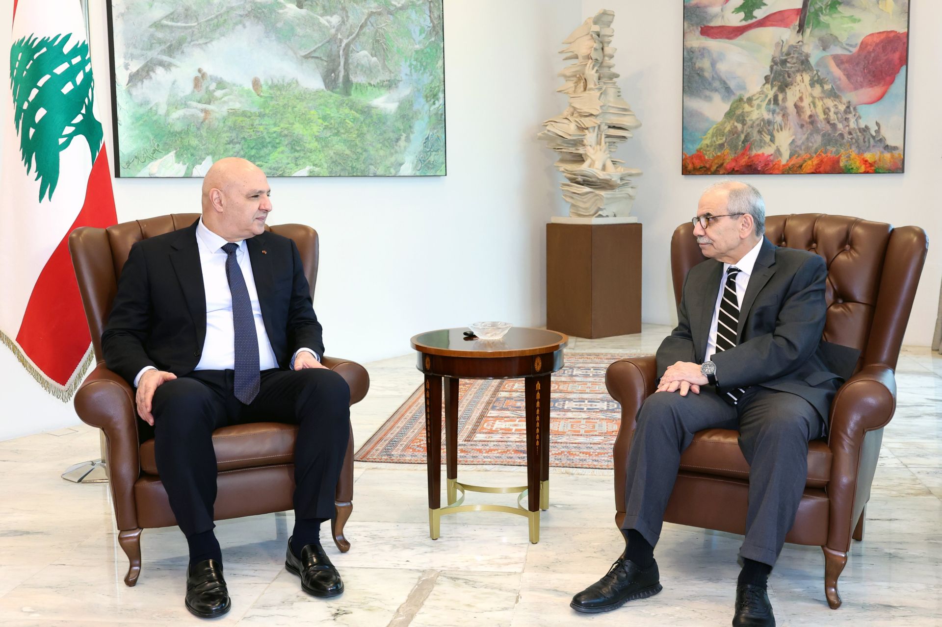 Aoun et Salam font le point après Washington et la visite à Zaoutar el-Gharbiyé