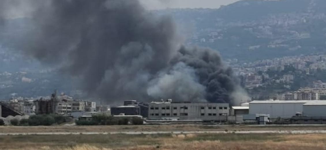 Incendie à Khaldé