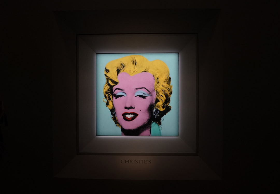 Marilyn Monroe par Warhol fait flamber les enchères