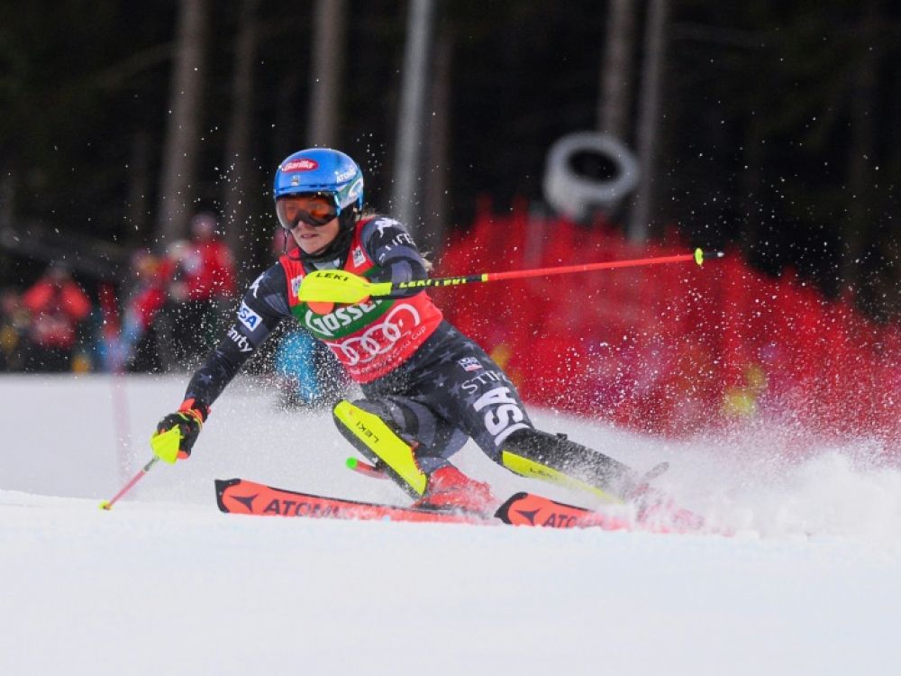 Ski alpin : Mikaela Shiffrin a l'occasion d'écrire l'histoire à Zagreb