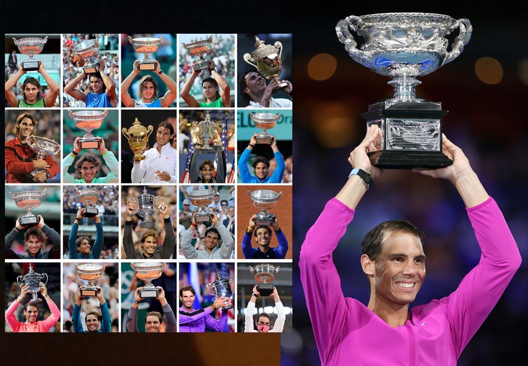 Rafael Nadal remporte un historique 21e titre du Grand Chelem