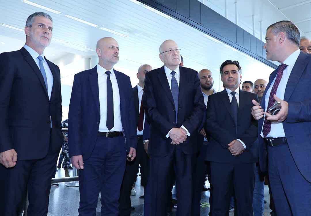 Mikati inspecte l’aéroport: les mesures sécuritaires sont appliquées